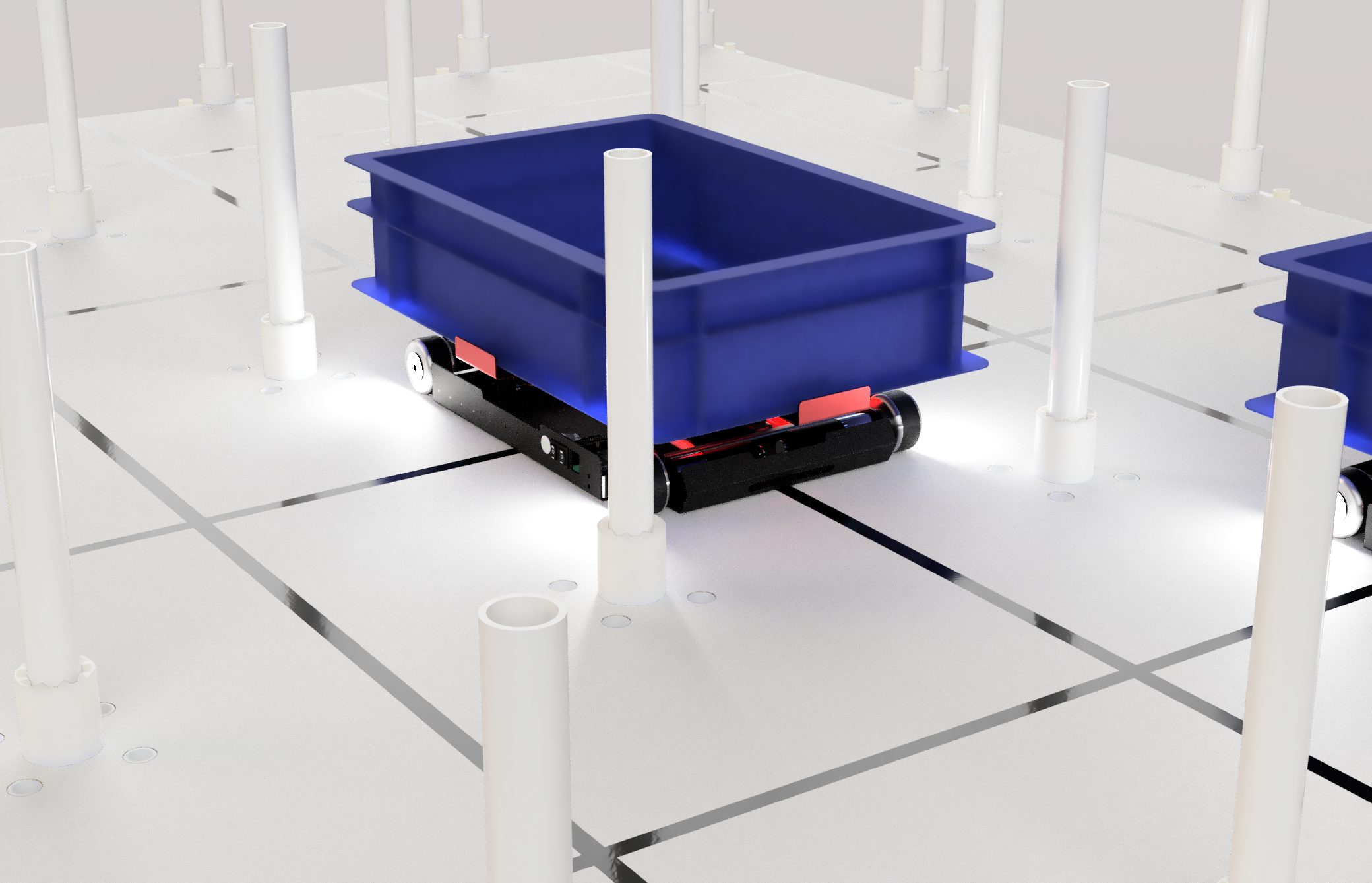 Warehouse Robot Background 2